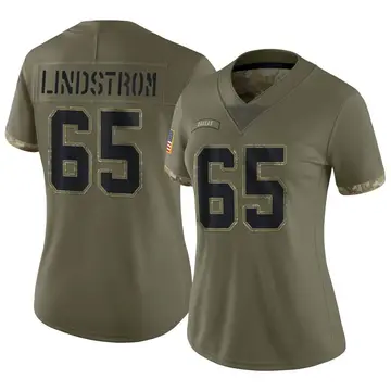Nike Alec Lindstrom Women's Limited Dallas Cowboys Olive 2022 Salute To Service Jersey
