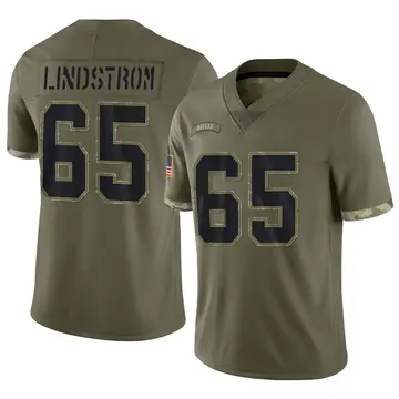 Nike Alec Lindstrom Youth Limited Dallas Cowboys Olive 2022 Salute To Service Jersey