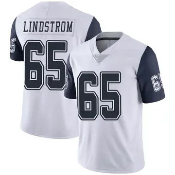 Nike Alec Lindstrom Youth Limited Dallas Cowboys White Color Rush Vapor Untouchable Jersey