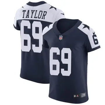 Nike Alex Taylor Men's Elite Dallas Cowboys Navy Alternate Vapor Untouchable Jersey