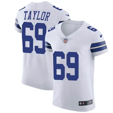 Nike Alex Taylor Men's Elite Dallas Cowboys White Vapor Untouchable Jersey