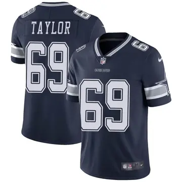 Nike Alex Taylor Men's Limited Dallas Cowboys Navy Team Color Vapor Untouchable Jersey