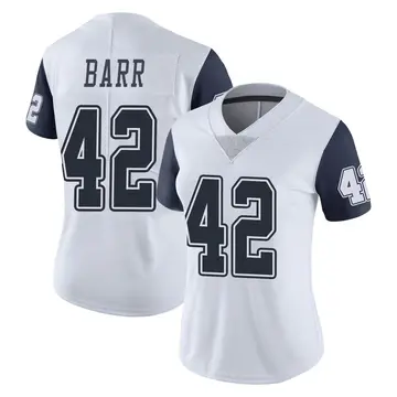 Nike Anthony Barr Women's Limited Dallas Cowboys White Color Rush Vapor Untouchable Jersey