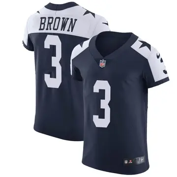 Nike Anthony Brown Men's Elite Dallas Cowboys Navy Alternate Vapor Untouchable Jersey