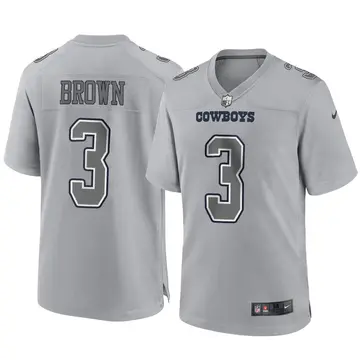 Nike Anthony Brown Men's Game Dallas Cowboys Gray Atmosphere Fashion Jersey