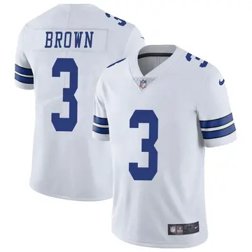 Nike Anthony Brown Men's Limited Dallas Cowboys White Vapor Untouchable Jersey