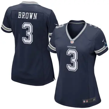 Nike Anthony Brown Women's Game Dallas Cowboys Navy Team Color Jersey