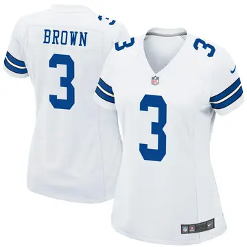 Nike Anthony Brown Women's Game Dallas Cowboys White Jersey