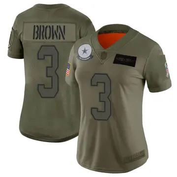 Nike Anthony Brown Women's Limited Dallas Cowboys Camo 2019 Salute to Service Jersey