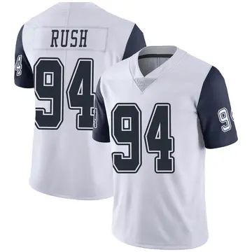 Nike Anthony Rush Men's Limited Dallas Cowboys White Color Rush Vapor Untouchable Jersey