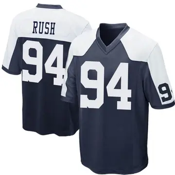 Nike Anthony Rush Youth Game Dallas Cowboys Navy Blue Throwback Jersey