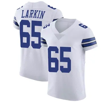 Nike Austin Larkin Men's Elite Dallas Cowboys White Vapor Untouchable Jersey
