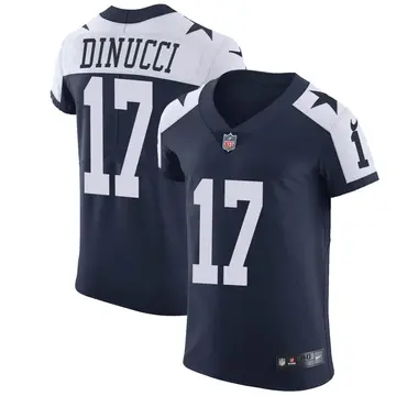 Nike Ben DiNucci Men's Elite Dallas Cowboys Navy Alternate Vapor Untouchable Jersey