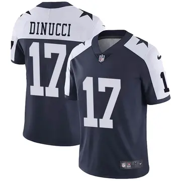 Nike Ben DiNucci Men's Limited Dallas Cowboys Navy Alternate Vapor Untouchable Jersey