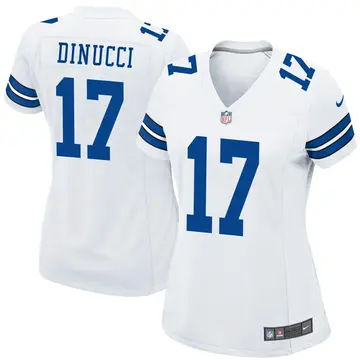 Nike Ben DiNucci Women's Game Dallas Cowboys White Jersey