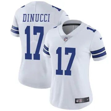 Nike Ben DiNucci Women's Limited Dallas Cowboys White Vapor Untouchable Jersey