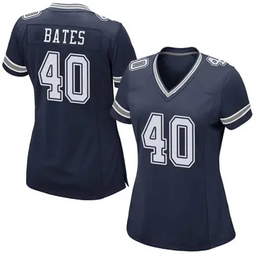 Nike Bill Bates Women's Game Dallas Cowboys Navy Team Color Jersey