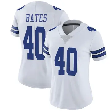 Nike Bill Bates Women's Limited Dallas Cowboys White Vapor Untouchable Jersey