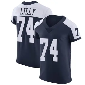 Nike Bob Lilly Men's Elite Dallas Cowboys Navy Alternate Vapor Untouchable Jersey