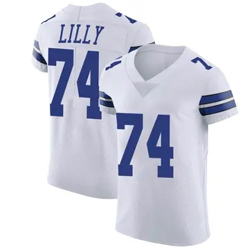 Nike Bob Lilly Men's Elite Dallas Cowboys White Vapor Untouchable Jersey