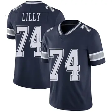 Nike Bob Lilly Men's Limited Dallas Cowboys Navy Team Color Vapor Untouchable Jersey
