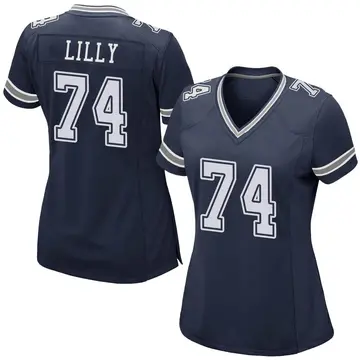 Nike Bob Lilly Women's Game Dallas Cowboys Navy Team Color Jersey