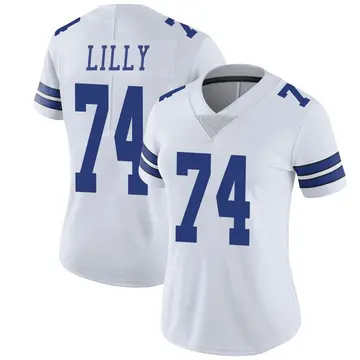 Nike Bob Lilly Women's Limited Dallas Cowboys White Vapor Untouchable Jersey