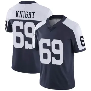 Nike Brandon Knight Men's Limited Dallas Cowboys Navy Alternate Vapor Untouchable Jersey