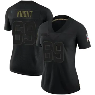 Nike Brandon Knight Women's Limited Dallas Cowboys Black 2020 Salute To Service Jersey