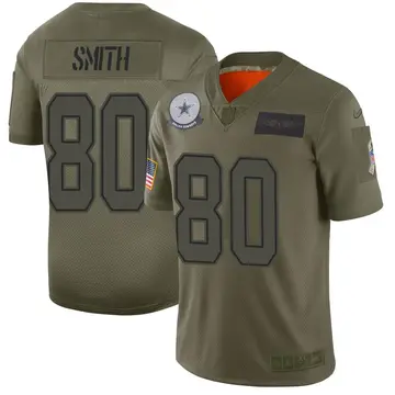 Nike Brandon Smith Men's Limited Dallas Cowboys Camo 2019 Salute to Service Jersey