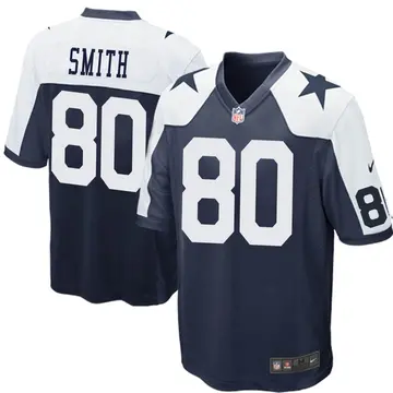 Nike Brandon Smith Youth Game Dallas Cowboys Navy Blue Throwback Jersey