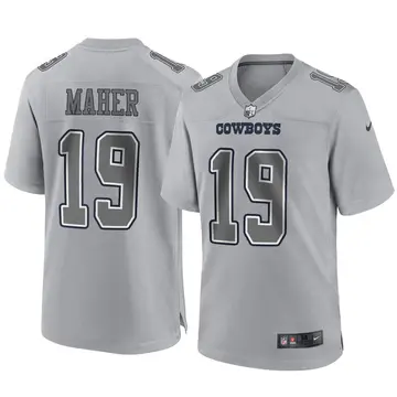 Nike Brett Maher Men's Game Dallas Cowboys Gray Atmosphere Fashion Jersey