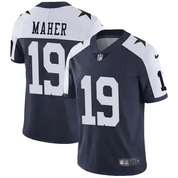 Nike Brett Maher Men's Limited Dallas Cowboys Navy Alternate Vapor Untouchable Jersey