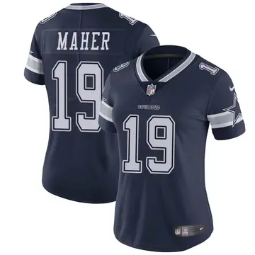 Nike Brett Maher Women's Limited Dallas Cowboys Navy Team Color Vapor Untouchable Jersey