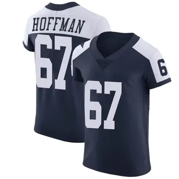 Nike Brock Hoffman Men's Elite Dallas Cowboys Navy Alternate Vapor Untouchable Jersey