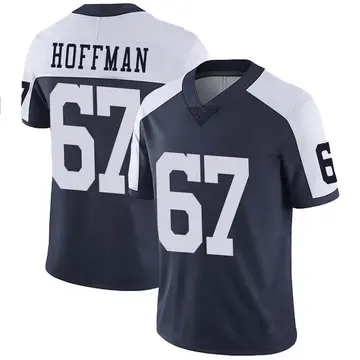 Nike Brock Hoffman Men's Limited Dallas Cowboys Navy Alternate Vapor Untouchable Jersey