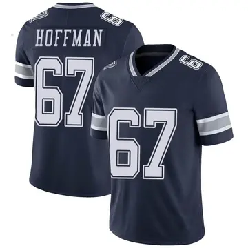 Nike Brock Hoffman Men's Limited Dallas Cowboys Navy Team Color Vapor Untouchable Jersey