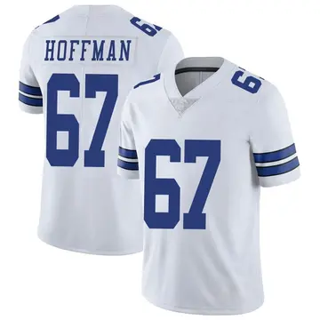 Nike Brock Hoffman Men's Limited Dallas Cowboys White Vapor Untouchable Jersey