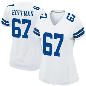 Nike Brock Hoffman Women's Game Dallas Cowboys White Jersey