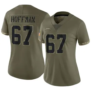 Nike Brock Hoffman Women's Limited Dallas Cowboys Olive 2022 Salute To Service Jersey