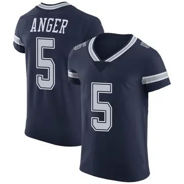Nike Bryan Anger Men's Elite Dallas Cowboys Navy Team Color Vapor Untouchable Jersey