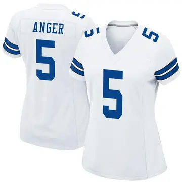 Nike Bryan Anger Women's Game Dallas Cowboys White Jersey