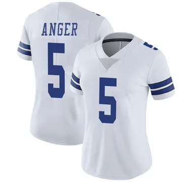 Nike Bryan Anger Women's Limited Dallas Cowboys White Vapor Untouchable Jersey