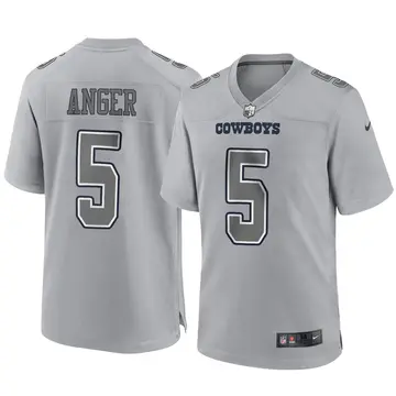 Nike Bryan Anger Youth Game Dallas Cowboys Gray Atmosphere Fashion Jersey