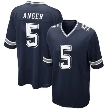 Nike Bryan Anger Youth Game Dallas Cowboys Navy Team Color Jersey