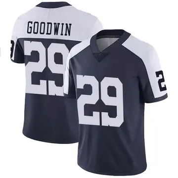 Nike C.J. Goodwin Men's Limited Dallas Cowboys Navy Alternate Vapor Untouchable Jersey