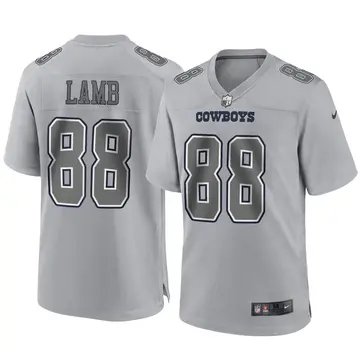 Nike CeeDee Lamb Men's Game Dallas Cowboys Gray Atmosphere Fashion Jersey