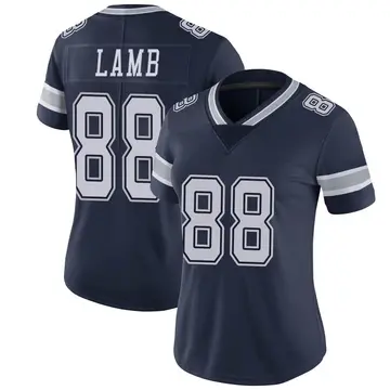 Nike CeeDee Lamb Women's Limited Dallas Cowboys Navy Team Color Vapor Untouchable Jersey