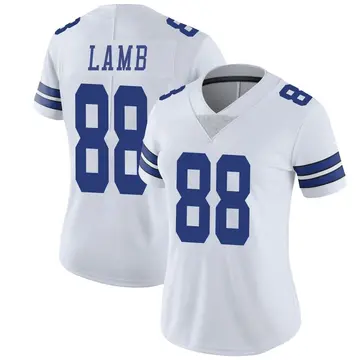 Nike CeeDee Lamb Women's Limited Dallas Cowboys White Vapor Untouchable Jersey