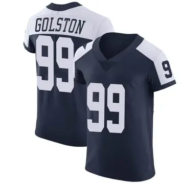 Nike Chauncey Golston Men's Elite Dallas Cowboys Navy Alternate Vapor Untouchable Jersey